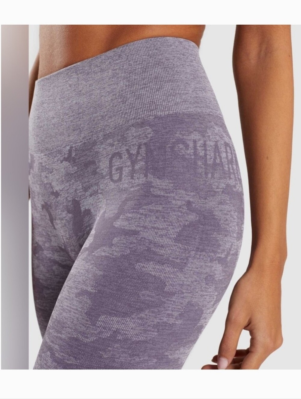 Gymshark Adapt Camo Seamless Leggings in the Berry Purple /  Lavender
